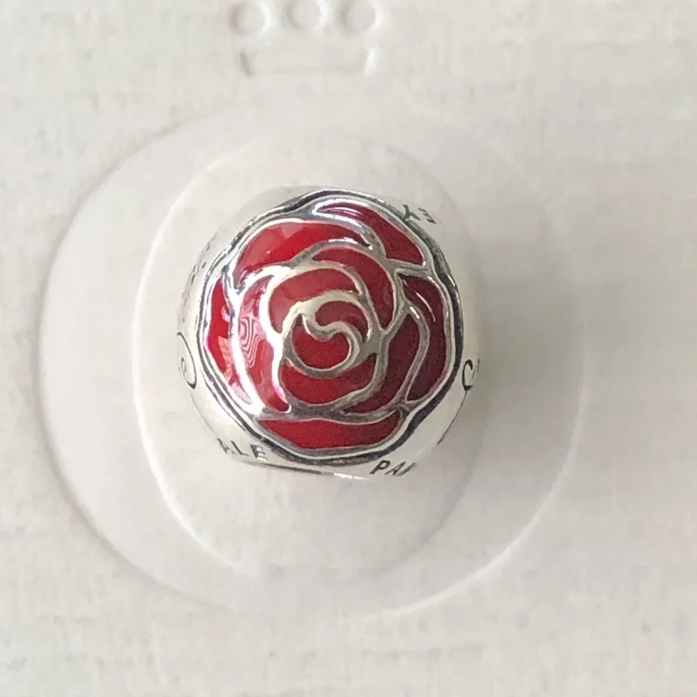 Pandora Disney Belle's Enchanted Rose Charm - Picture 2 of 5